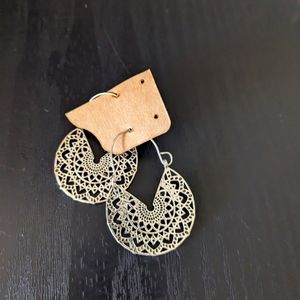 Bohemian Silver Dangle Earrings